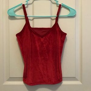 Velvet Crop Top
